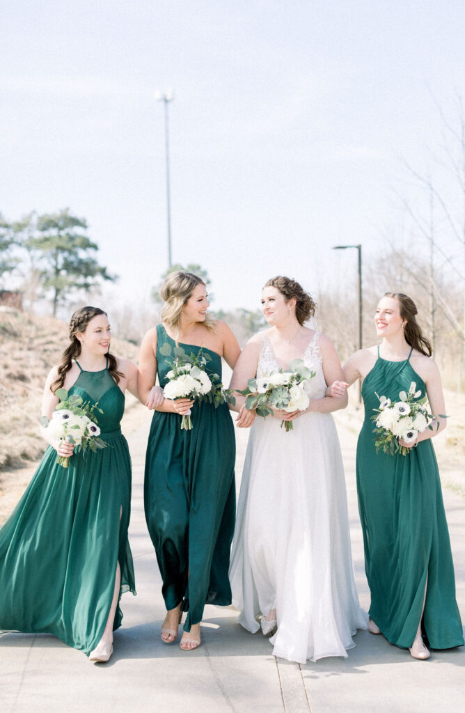 wedding party makeup created by Jasmine Ringo